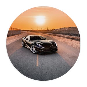Tappetino per mouse elegante a tema auto, regalo per appassionati di auto, decorazione per ufficio, accessorio per giochi, tappetino da scrivania di alta qualità