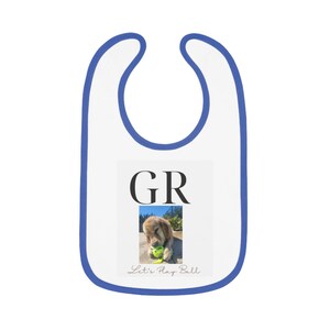 Personalized Baby Bib with Fun Graphic, Baby Shower Gift, Toddler Bib, Unique Bib for Feeding, Cute Baby Accessory