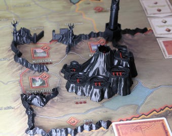 3D Gedrucktes Set Doom & Mountain Set: Ringkrieg 2nd Edition