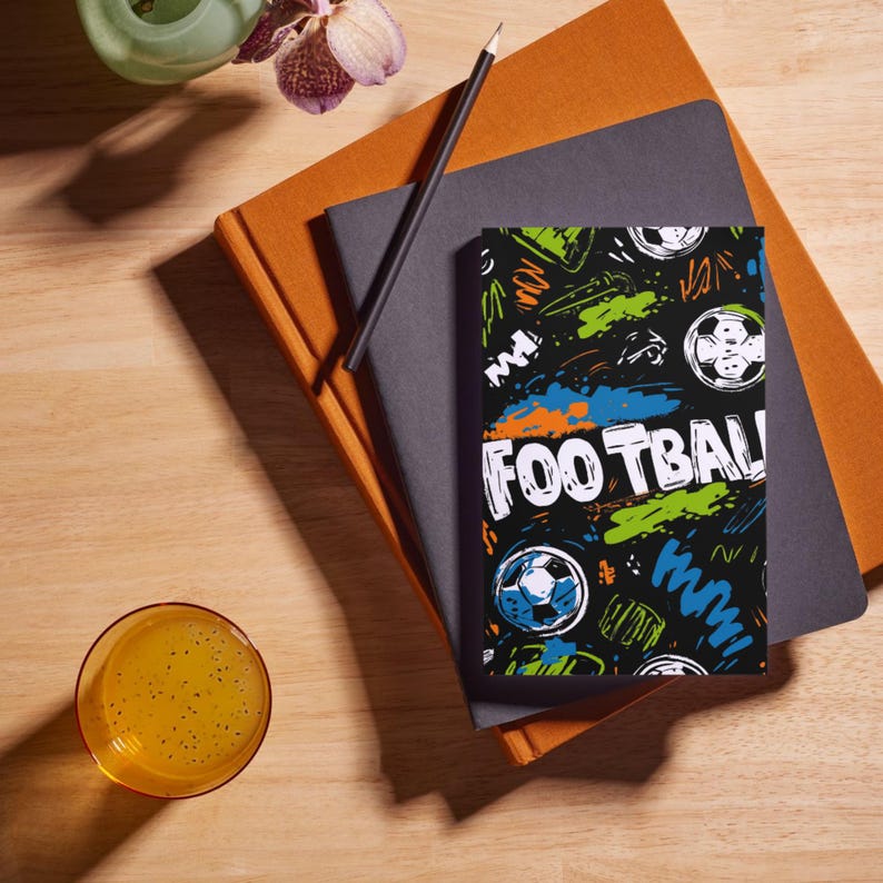 Soccer Doodles Digital Paper, Football Themes Digital Papers, Fun ...