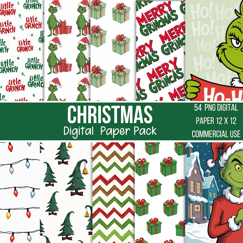 Grinch Computer Decor - Etsy