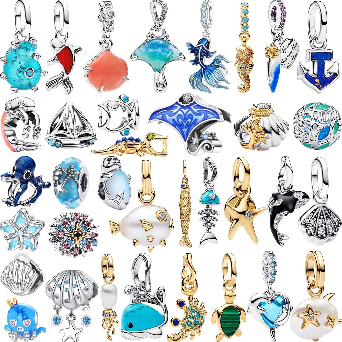 Pandora Ocean Charm - Etsy