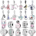 925 Sterling Silver Dangle Charms | Hobbies, Cat Dog Love Mom Beads, Travel, Perfume, Gaming | Best Gift For Her | Free Delivery product logo