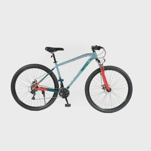 Bicycle Olpran Canis 29" Mountain Bike – 21-Speed Alloy MTB – Grey/Dark Red/Petrol