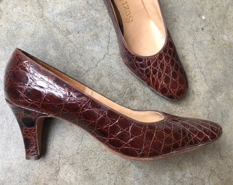 womens $65 $100 alligator shoes