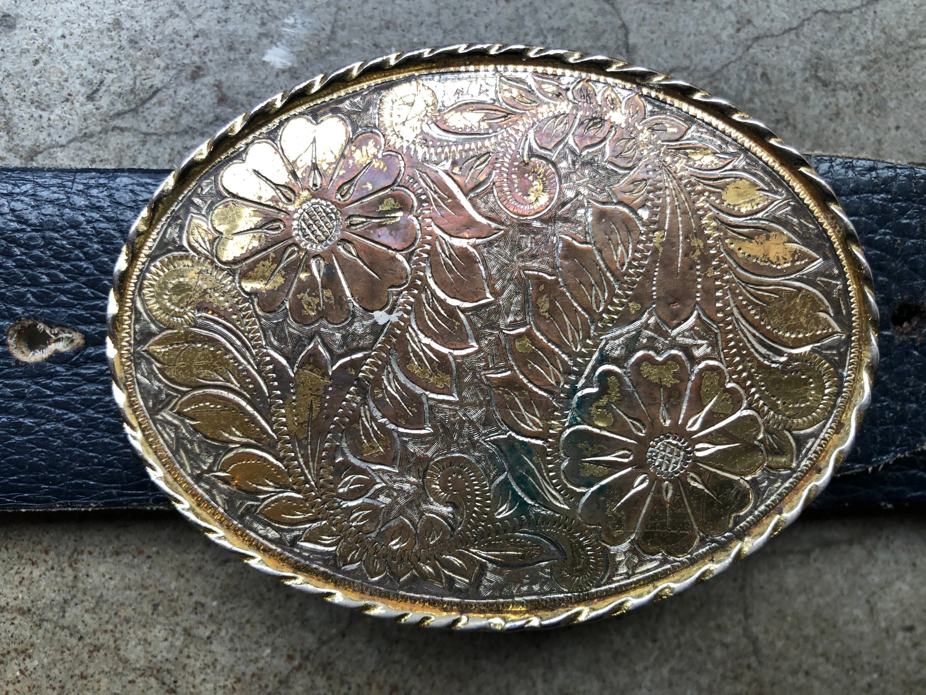 70s belt buckle - Etsy 日本