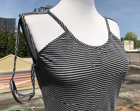 MM6 Maison Martin Margiela Soft Thin Knit Striped Black MM6 Maison Martin Margiela Soft Thin Knit Striped Black
