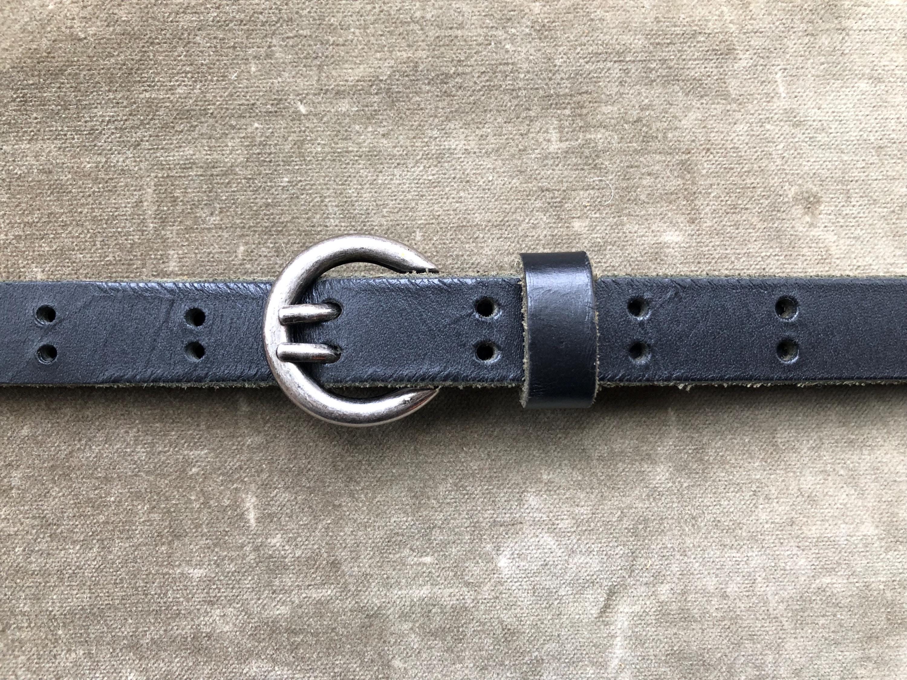 Leather Belt Studded Black Extra Large - Etsy display picture 1