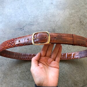 Cafe Genuine Eelskin Belt
