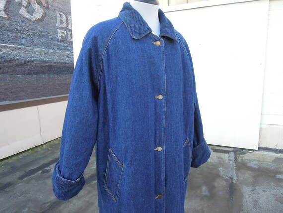 denim insulated jacket