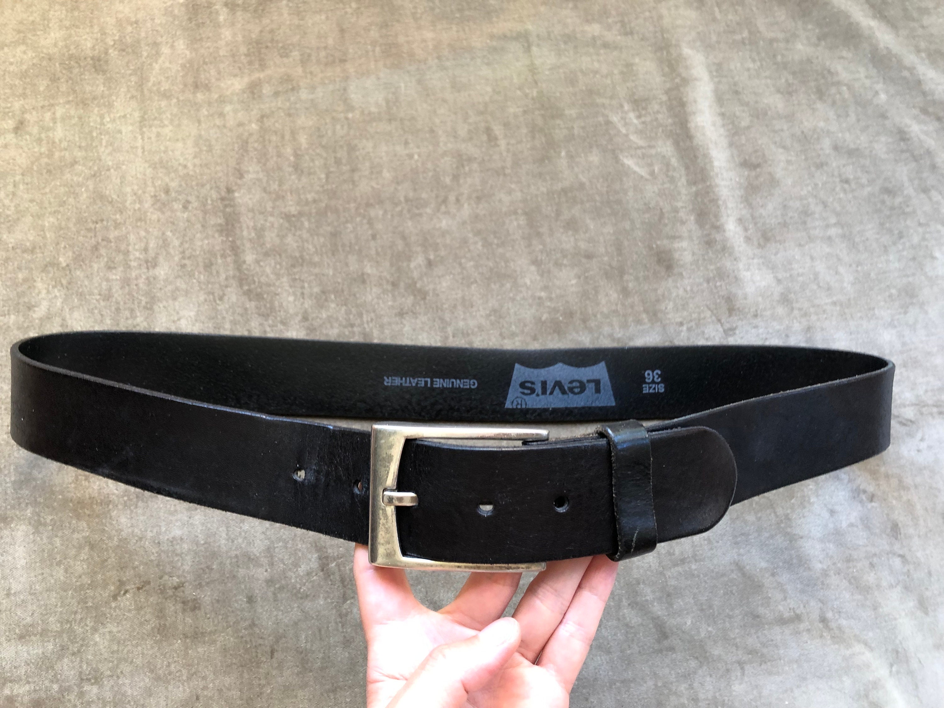 Vintage The Limited wide leather buckle 90’s Y2K 2.25 in black belt size Small Y2K belt size 30 3000da main image 4