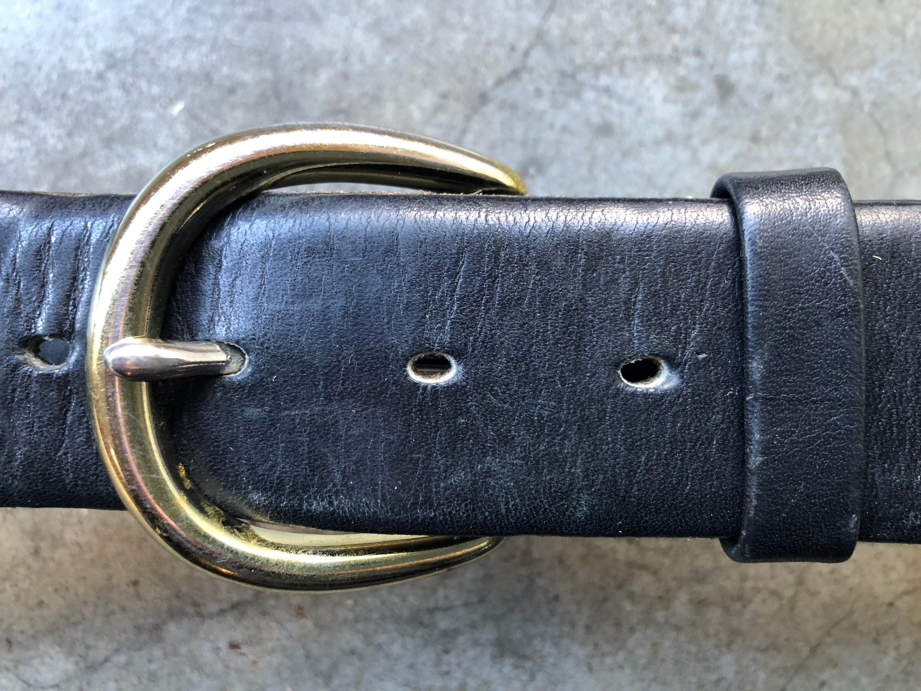 60s 70s Thick Soft Wide Black Heavy Duty Leather Belt Retro 60s 70s Thick Soft Wide Black Heavy Duty Leather Belt Retro