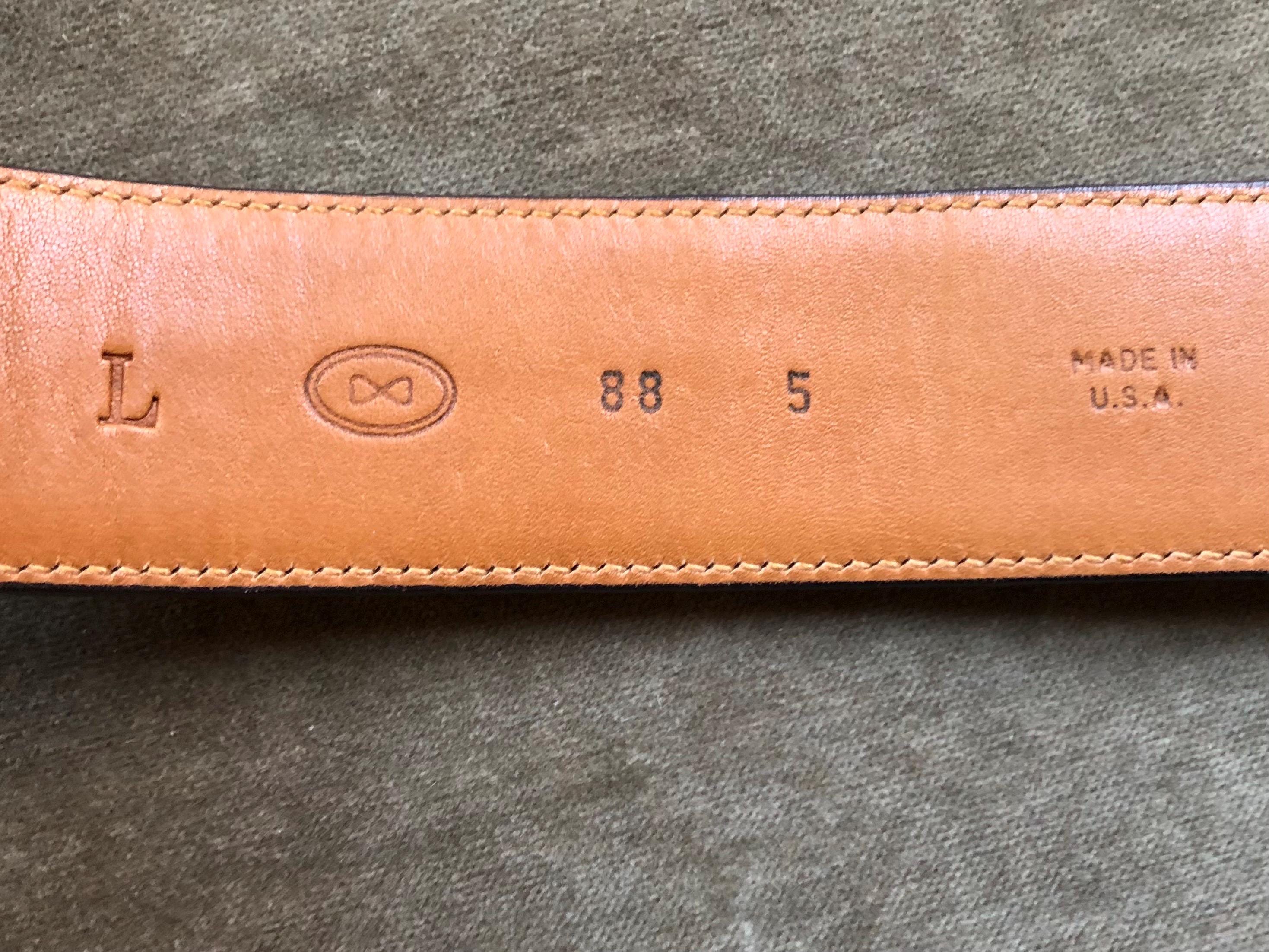 Vintage Beige Leather Wide‎ Waist statement Belt Moc Croc 90s Y2K Womens Small VINTAGE 90s Belt Womens Medium Gold Chain Detail Faux  main image 4