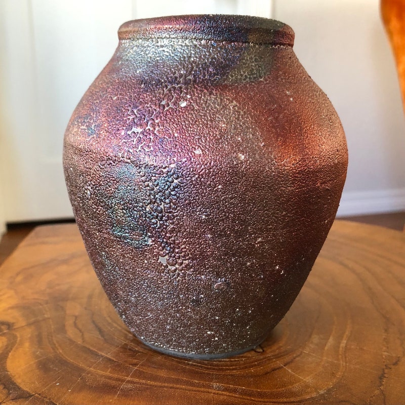 Raku Pottery Planter - Etsy