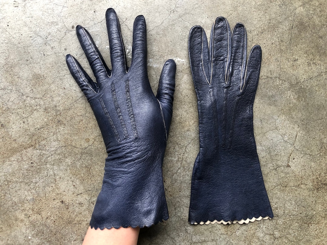 Suede Gloves Thinsulate Leather Gloves 40 Gram Women's Used