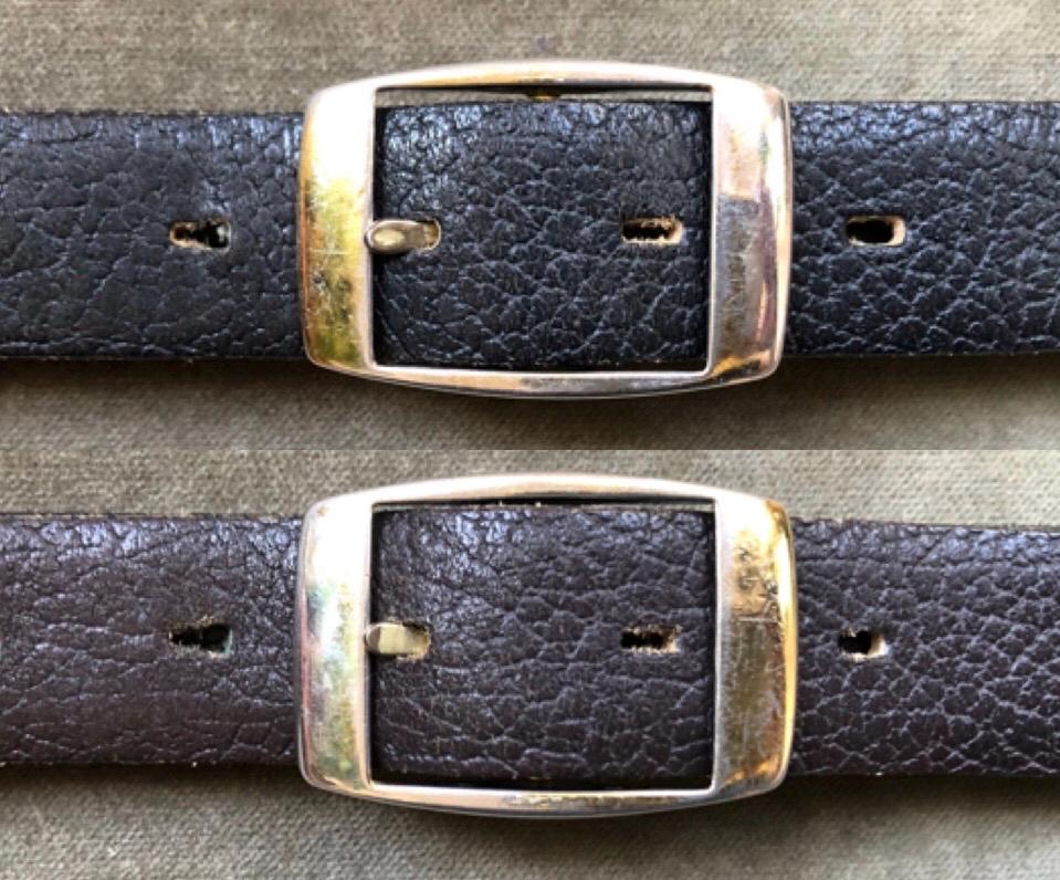 郵送買取 新品5台以上送料無料キャンペーン中！！  Black Retro 70s 60s Brown Gold Silver Belt Leather Pebbled 小物