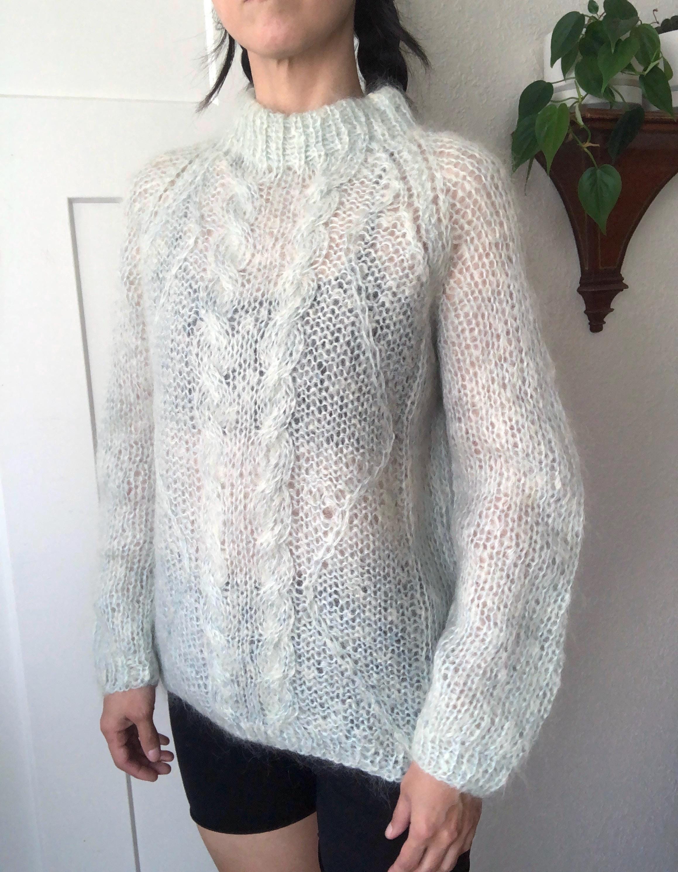 ニット/セーター MOHAIR LACY KNIT Amerivintage Ameri（アメリ）の「MOHAIR LACY KNIT（ニット/セーター）」 - WEAR