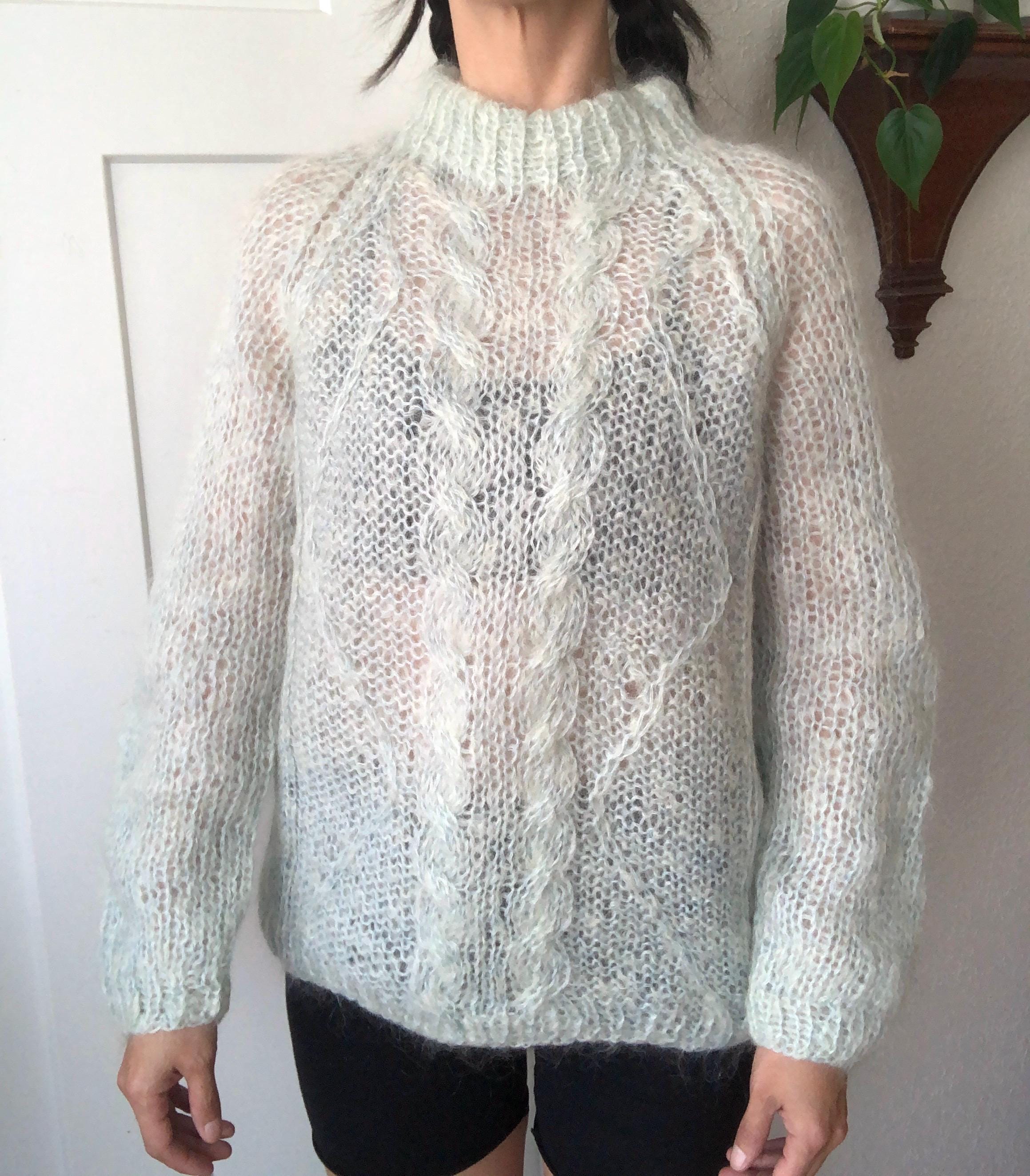ニット/セーター UND MOHAIR BICOLOR LOOSE KNIT Ameri（アメリ）の「UND MOHAIR BICOLOR LOOSE KNIT（ニット/セーター