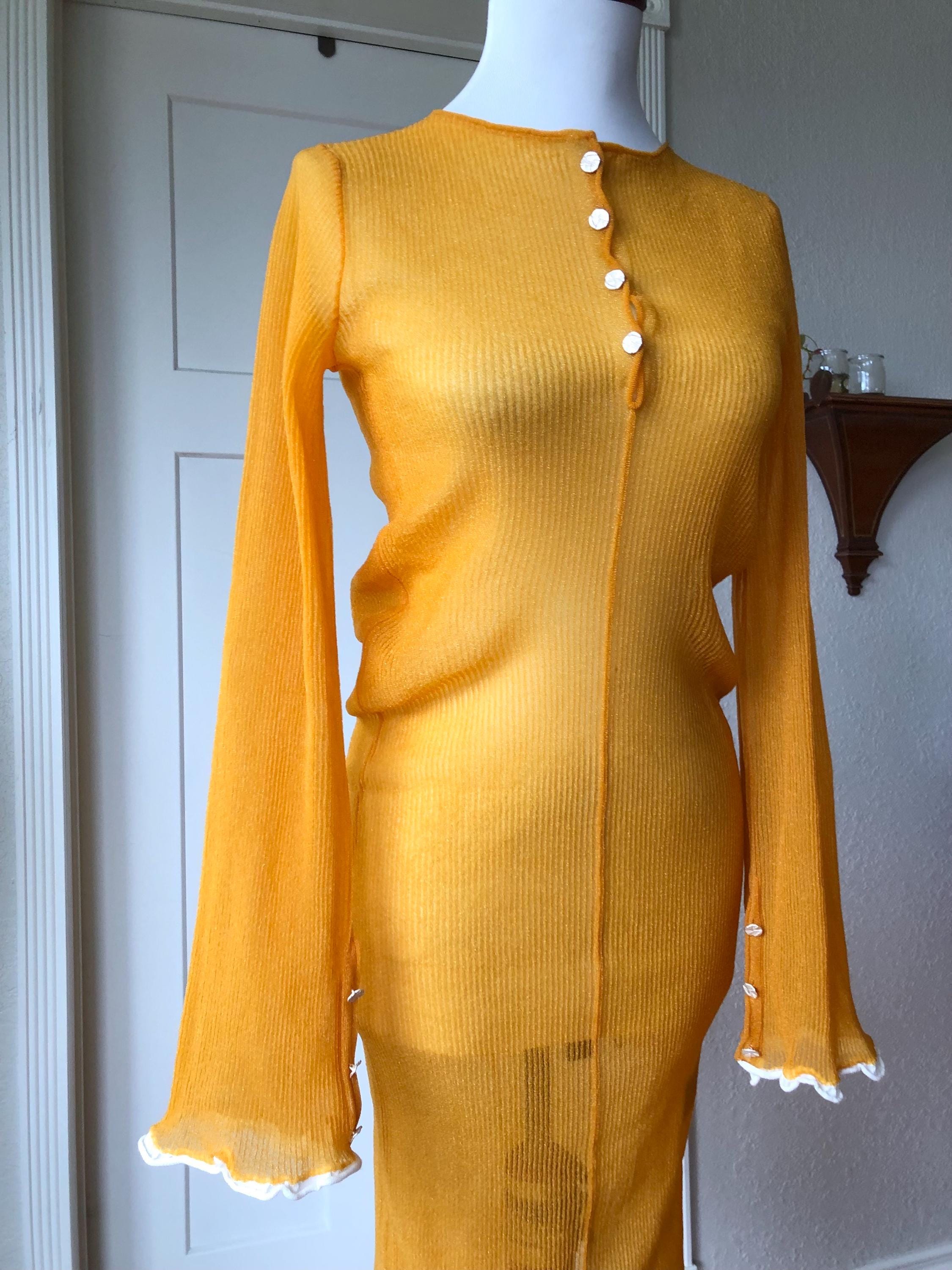 orange sweater dress long sleeve Plus Size Midi Dresses, Woman, orange, size: 16/18, synthetic fibers/wool, Studio Untold