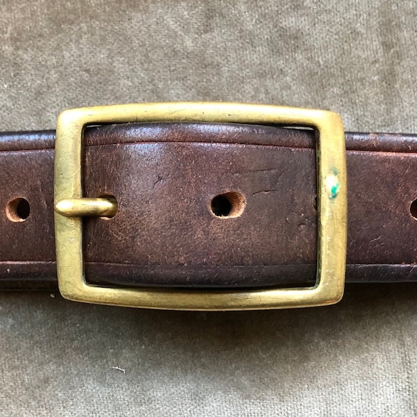 Vintage Western Leather Belt (XS/S)