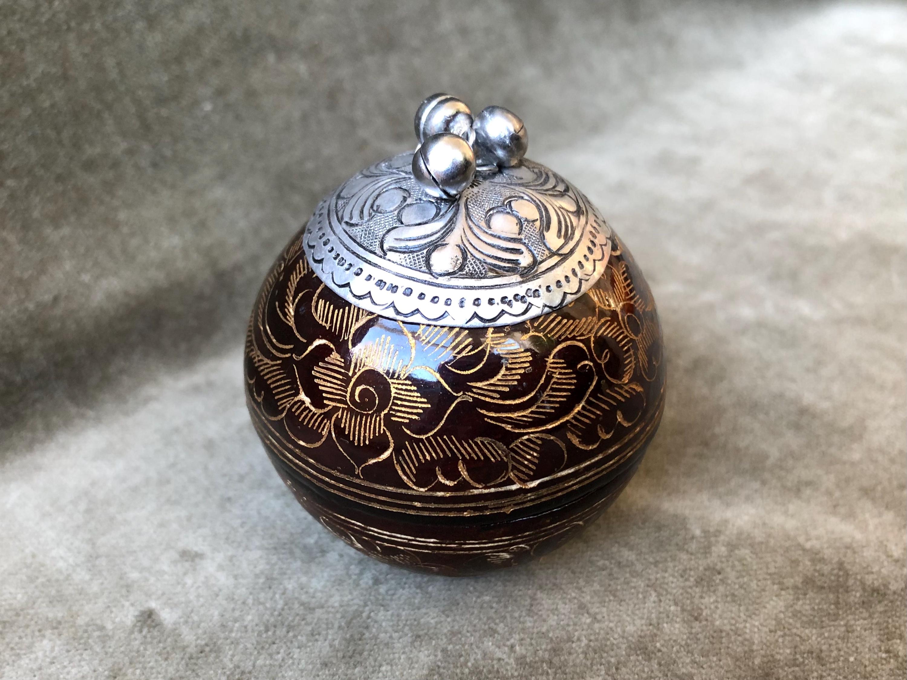 Antique Thai Silver Box - Etsy