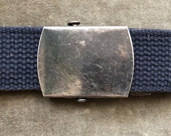 VINTAGE Black Woven Cotton Belt 1980s Black Rope Belt, Vintage Woven Fabric Belt - Etsy main image 4
