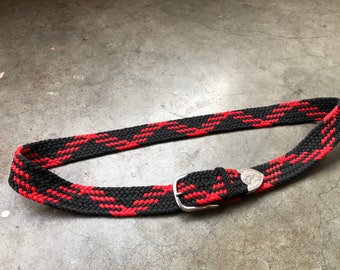 小物 Vintage 80s Red Braid Design Belt Vintage 80s Red Braided Sail Boat Belt – Spark Pretty