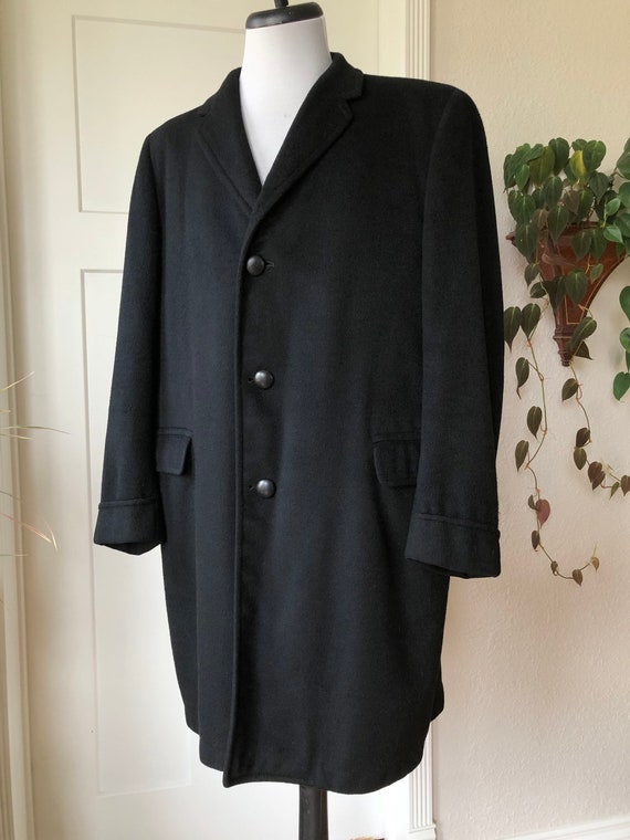 1950s 60s Pure Cashmere Mens Classic Soft Woven B… - image 7