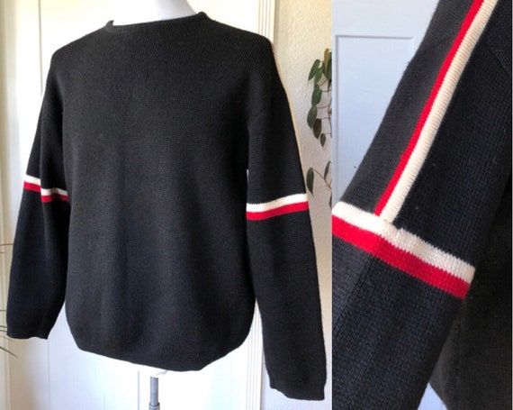 70s Mens French Montant Made in France Vintage 1970s Wool Acrylic  
