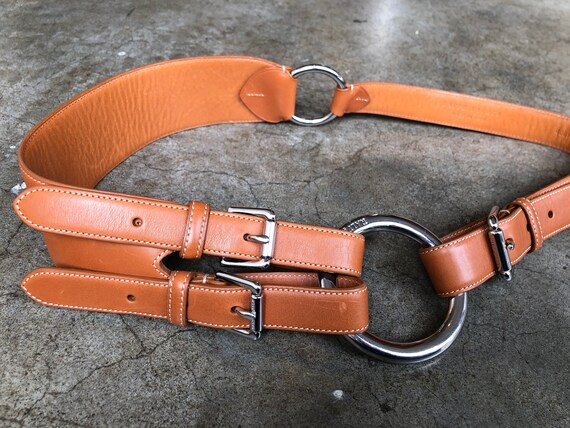 Ralph Lauren Brown Cognac Italian Leather Asymmetric Wide Etsy Ralph Lauren Brown Cognac Italian Leather Asymmetric Wide Etsy