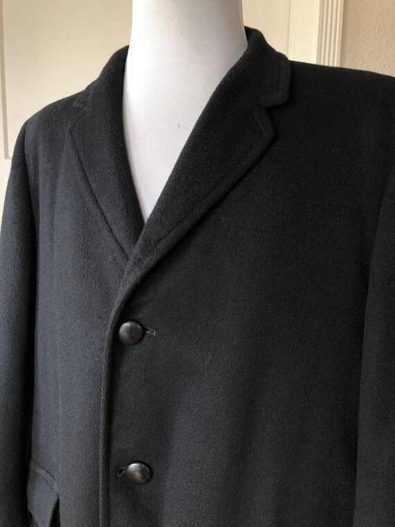 1950s 60s Pure Cashmere Mens Classic Soft Woven B… - image 3