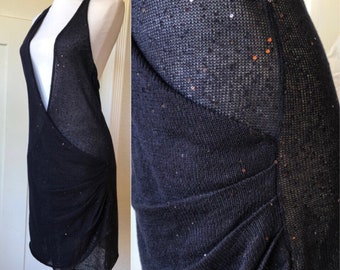 【★エレガント★】Brunello Cucinelli ☆ スパークリングドレス レディース 向け ガンメタルグレー カシミヤ ニット ドレス