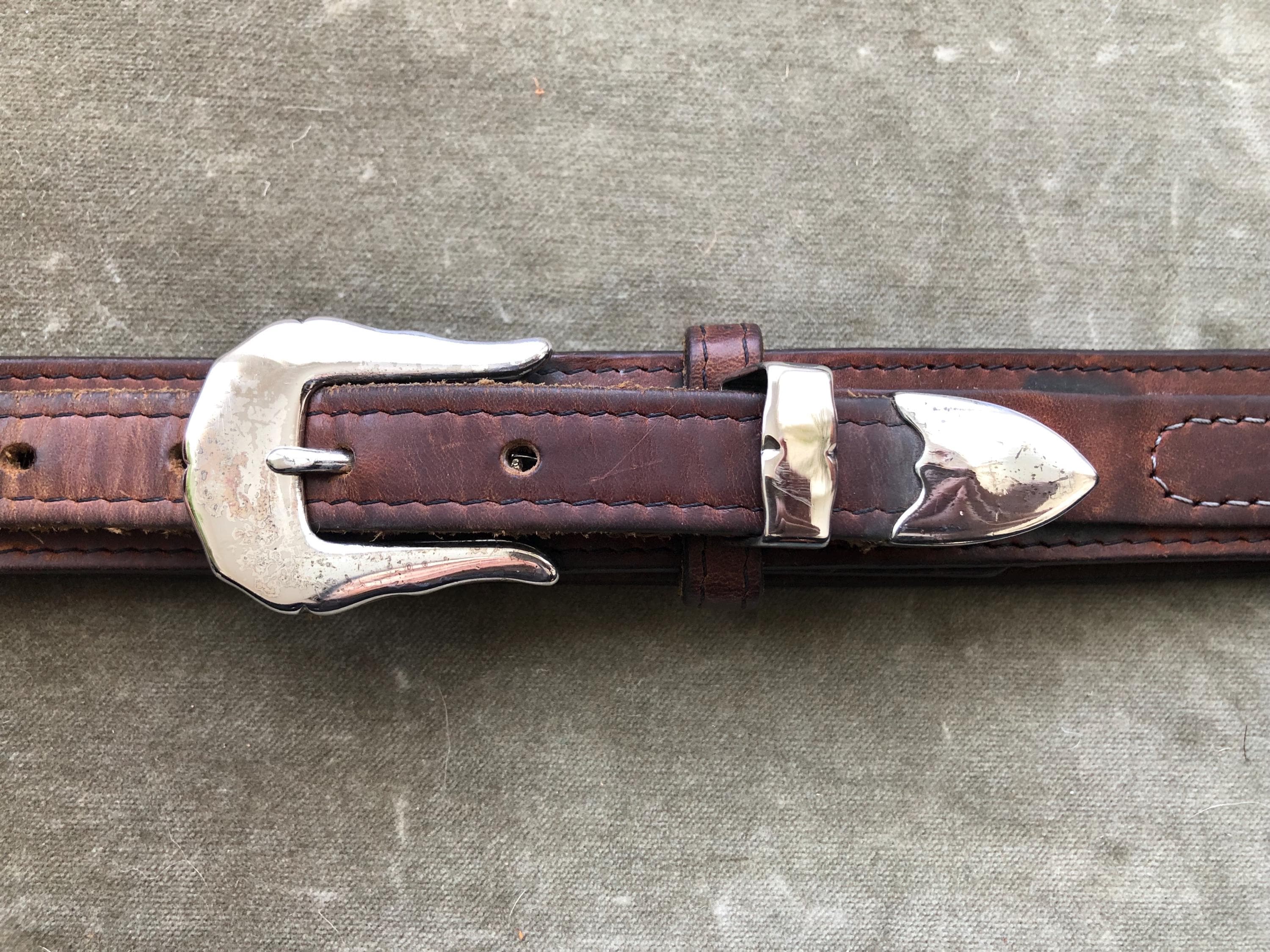 Thick Leather Ranger Belts - Etsy