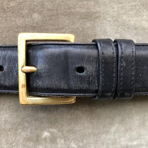 Coach Black Leather Belt Women Gold Buckle - Etsy display picture 1