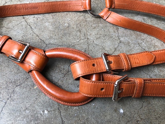 Ralph Lauren Brown Cognac Italian Leather Asymmetric Wide Harness O Ring  Fashion Statement Belt S M 1990s Vintage 30 32 Equestrian Tan 90s - Etsy  Israel