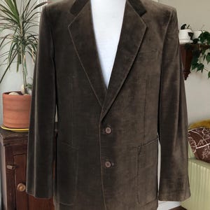 70s Velvet Blazer Mens - Etsy