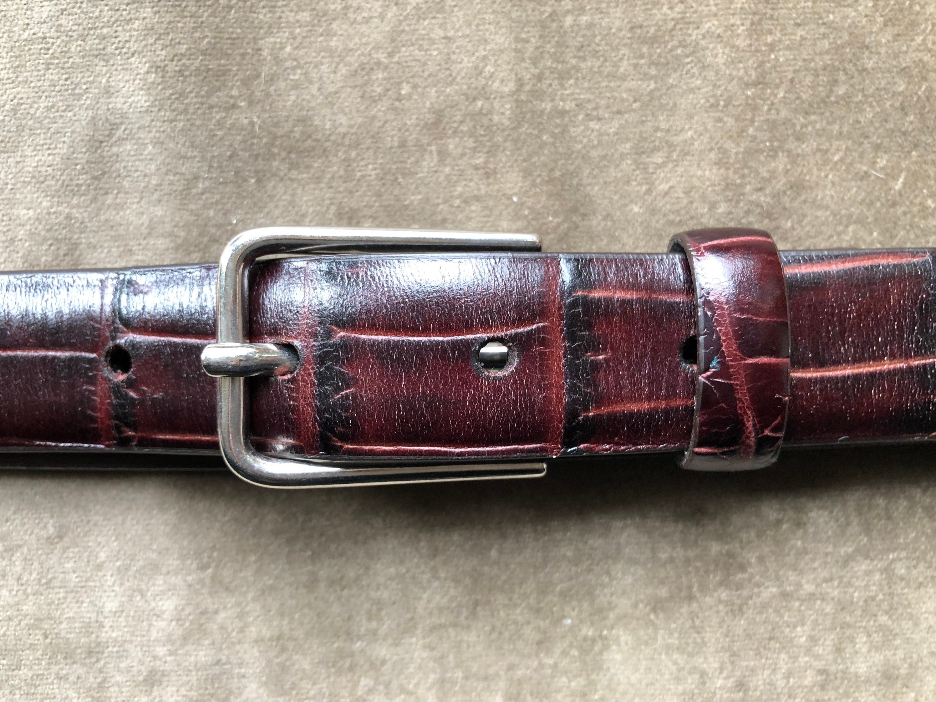 Brooks Brothers Reptile Print Leather Belt $_57.JPG?set_id=880000500F main image 4