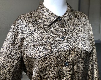 Cheetah Button Up | Etsy Australia