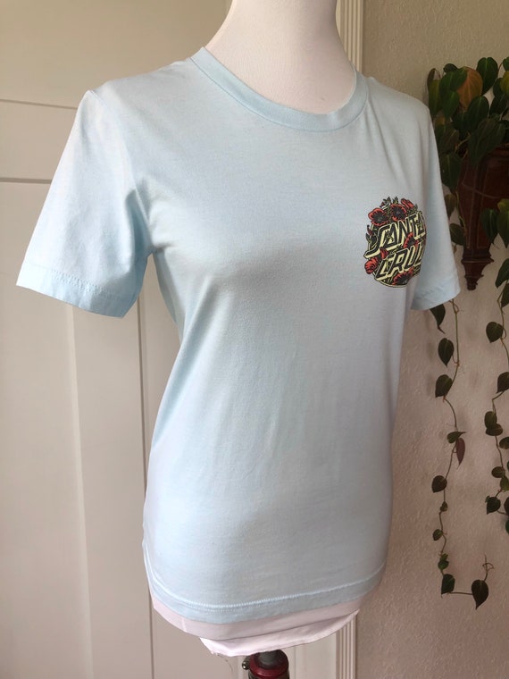Santa Cruz Womens Light Baby Powder Blue Orange California Santa Cruz Womens Light Baby Powder Blue Orange California
