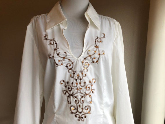 gloria vanderbilt peasant tops