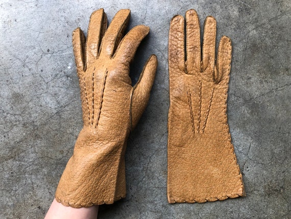 Louis Vuitton Authenticated Leather Gloves