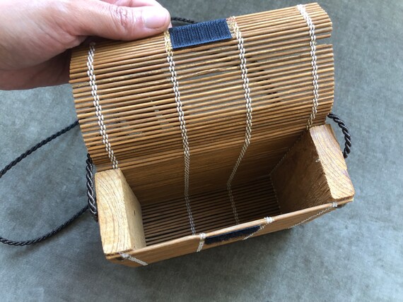 Handmade Wooden Bamboo Sushi Rolling Mat Repurpos… - image 9