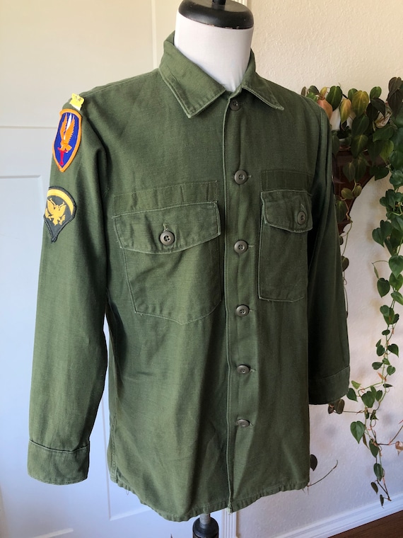 c.1968 Late Vietnam War Era True Vintage Olive Gr… - image 4