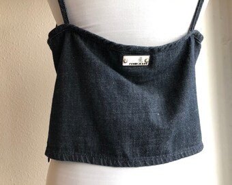 新品　90s FENDI JEANS タンクトップ　ノースリーブ　ヴィンテージ 新品 90s FENDI JEANS タンクトップ ノースリーブ ヴィンテージ