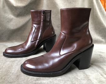 【BALENCIAGA】CARAMEL-BROWN PLATFORM BOOTS il_340x270.5769125597_oeyi.jpg