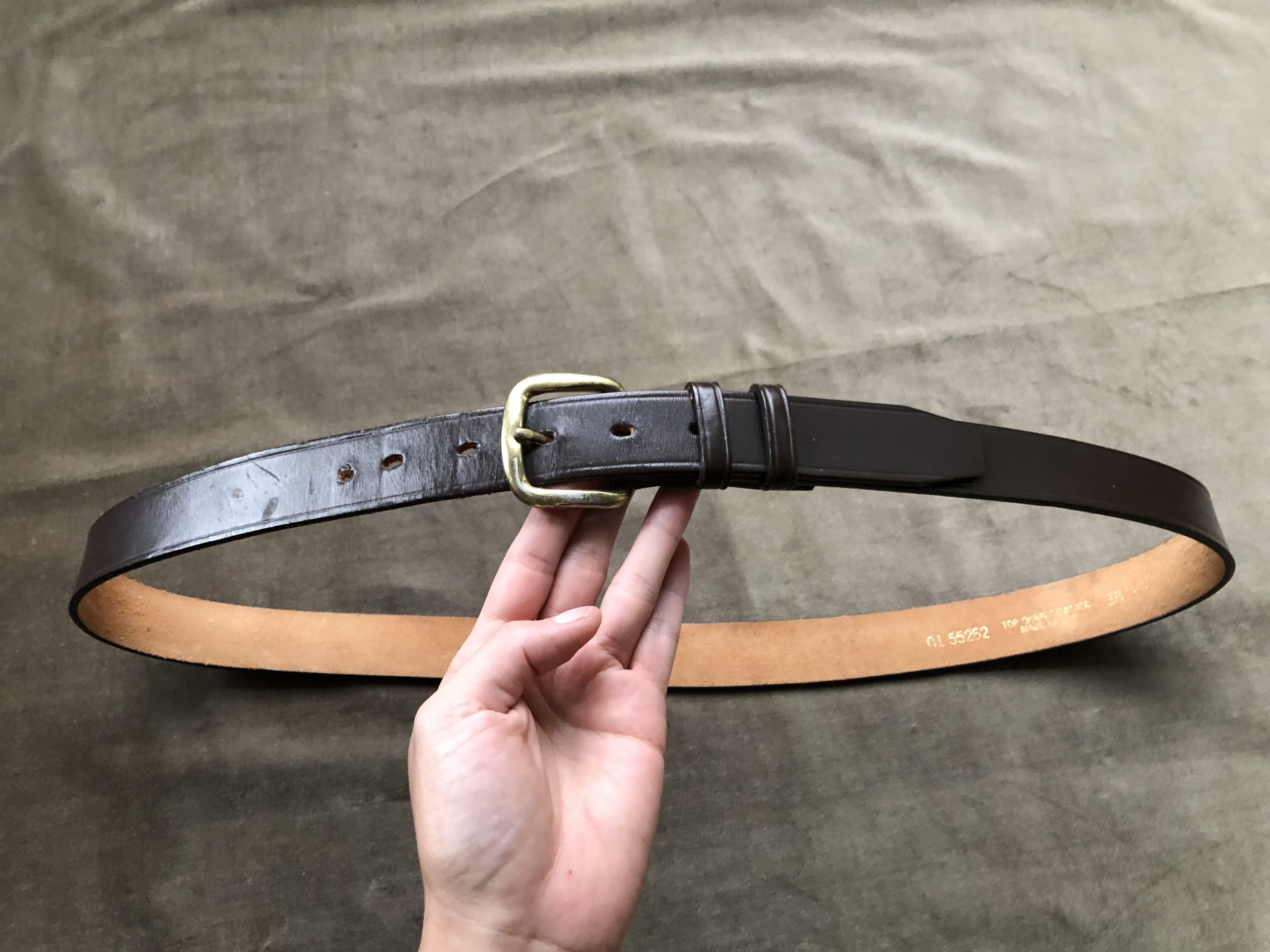 Filson 1-1/2 Leather Belt