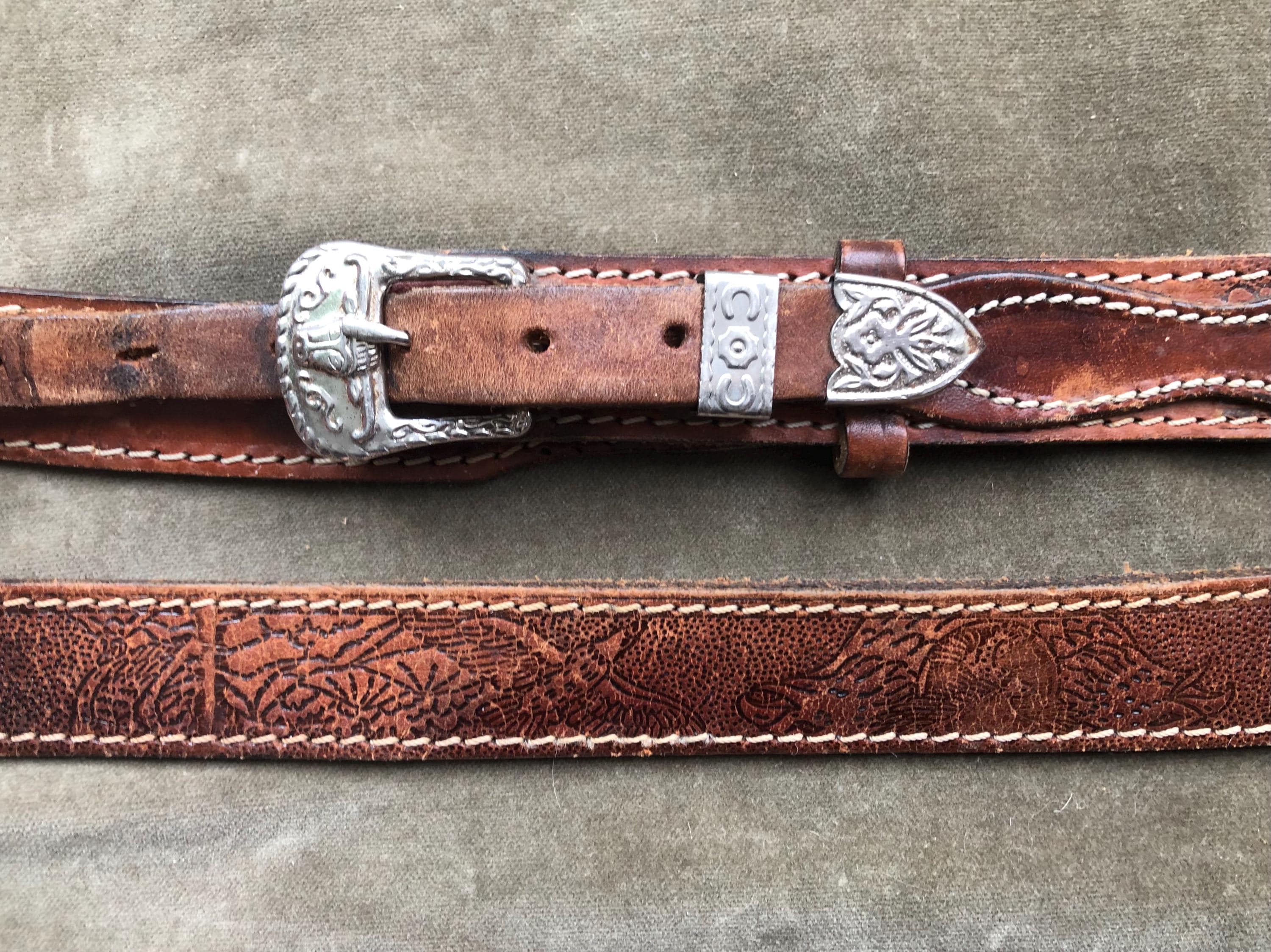 90s Western Belt - Etsy