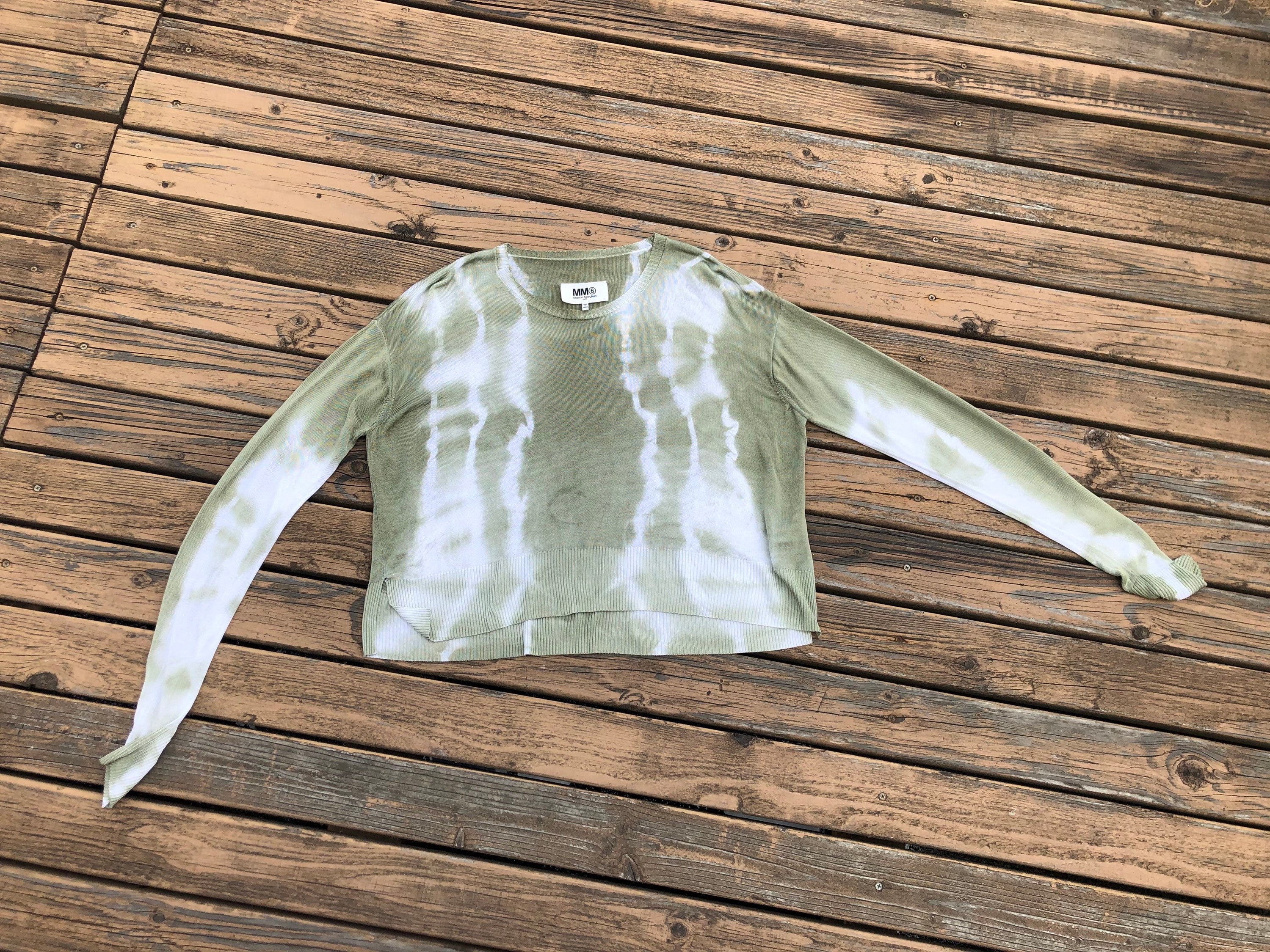 MM6 Maison Martin Margiela Slinky Thin Knit Boxy Pullover MM6 Maison Martin Margiela Slinky Thin Knit Boxy Pullover