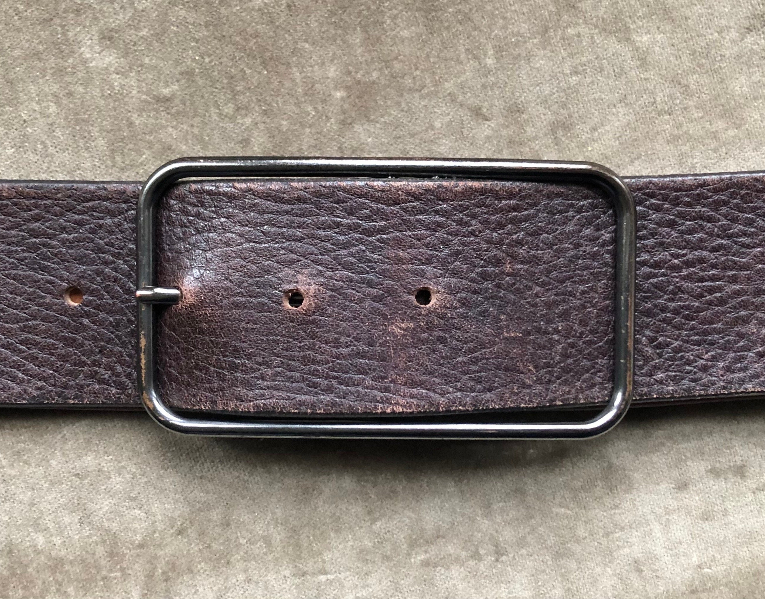 Vintage Italian Leather Belt  25\