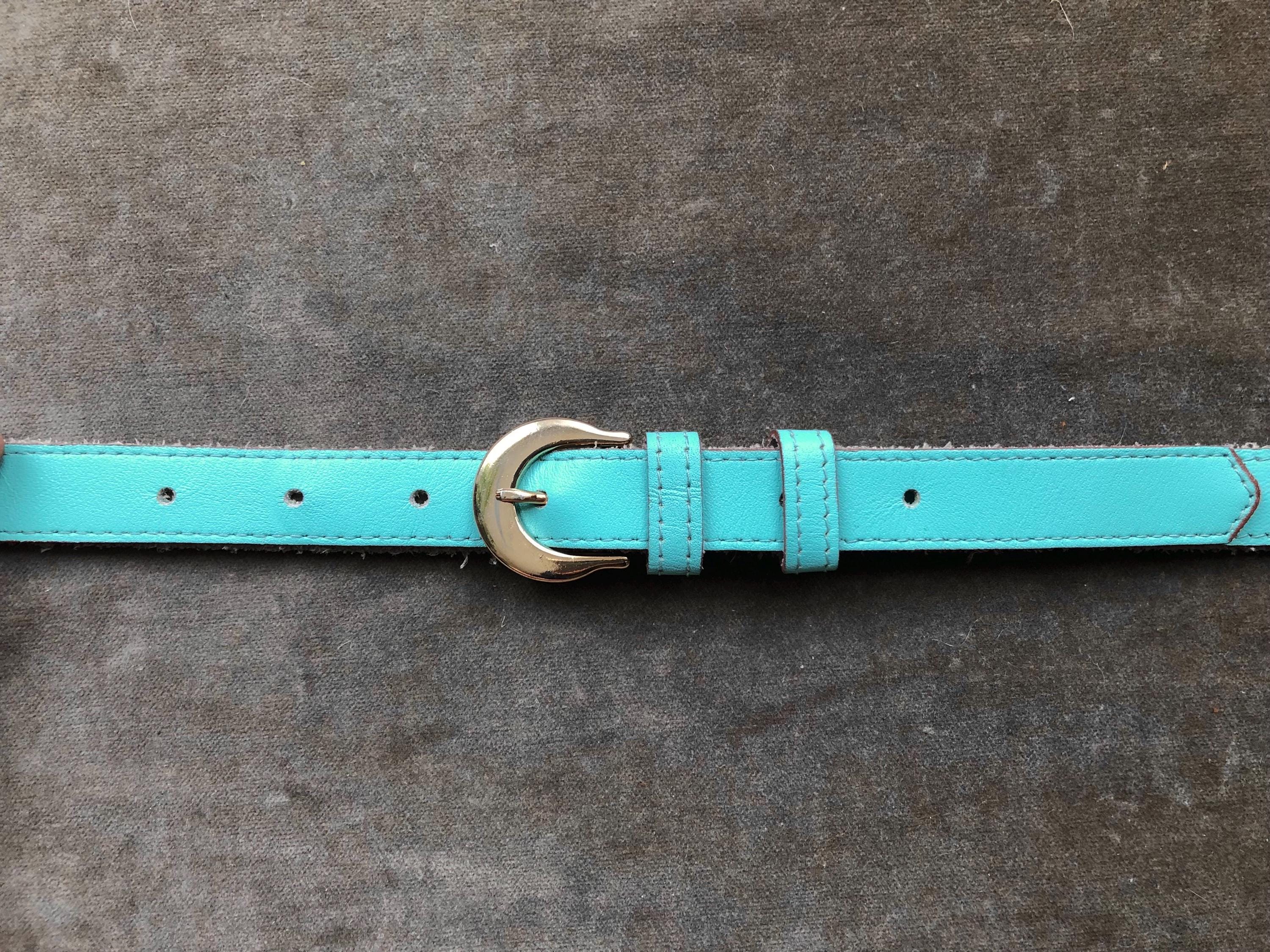 Old Trend Bur Ace Aqua Leather Belt Size L ABP leather belt + steel buckle - Wild alligator – Atelier  main image 2